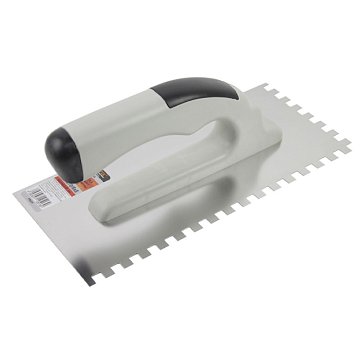 Изображение товара Гладилка нержавеющая Startul Profi ST1051-28 130х270мм, зуб 8х8мм с двухкомпонентной ручкой