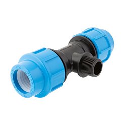 Тройник комбинированный Джилекс ПНД 32*3/4"*32 НР /9439/