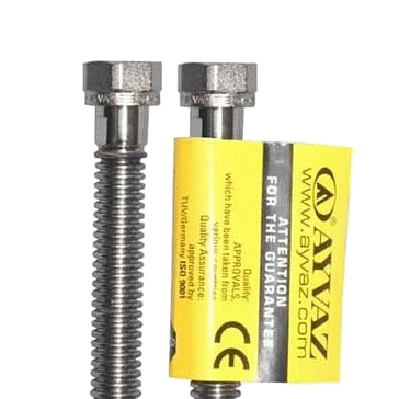 Изображение товара Сильфонная подводка для газа Ayvaz 1/2-1" гайка/гайка
