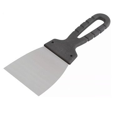 Изображение товара Шпатель Mos 06563М, лезвие нержавеющая сталь, пластиковая ручка, 80 мм  
