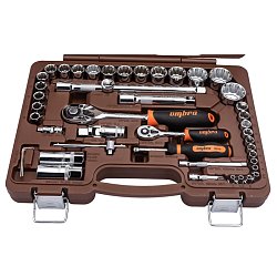 Набор инструментов для автомобиля Ombra OMT94S12 с 12-гр. головками 1/2"DR и 1/4"DR, 94 предмета