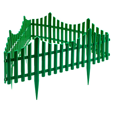 Изображение товара Декоративный забор Palisad Гибкий 65017 24х300 см зеленый для сада и грядок