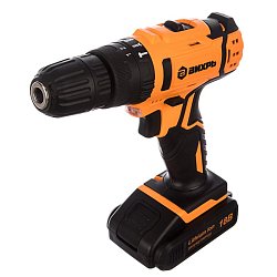 Аккумуляторная ударная дрель-шуруповерт Вихрь ДА-18Л-2КУ 72/14/17 (напряжение 18v, емкость 2 Ач)