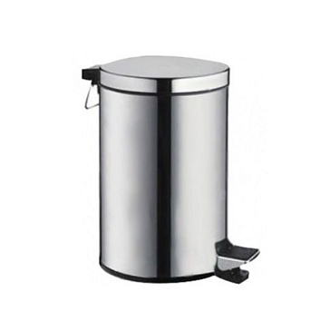 Изображение товара Ведро для мусора FRAP 3F F701 с педалью, 3L, хром