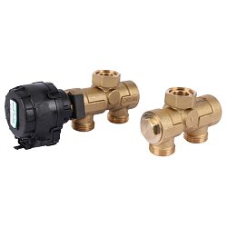 Комплект трехходового клапана Stout SFB-0001-000001 для котла + бойлера