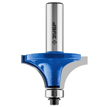 Изображение товара Фреза кромочная калевочная №1 Зубр Профессионал 28701-44.5, 44.5 x 22 мм, радиус 16 мм