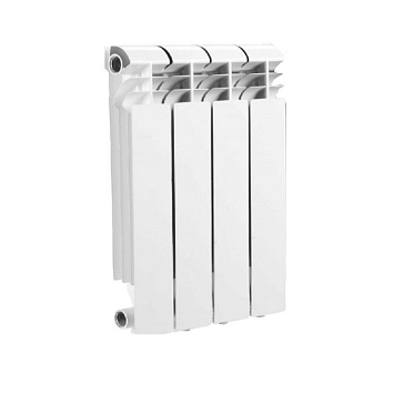 Изображение товара Биметаллический радиатор Bilit 500/100 4 секции белый Россия