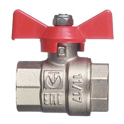 Кран шаровой Valtec BASE ВР-ВР 1/2" с бабочкой VT.217.N.04