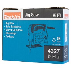 Лобзик для дома Makita 4327 (450 Вт, мах толщина металла 6 мм, вес инструмента 2 кг)