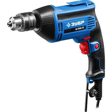 Изображение товара Дрель безударная Зубр Профессионал ЗД-П550 ЭР сетевой 550 Вт 20 мм