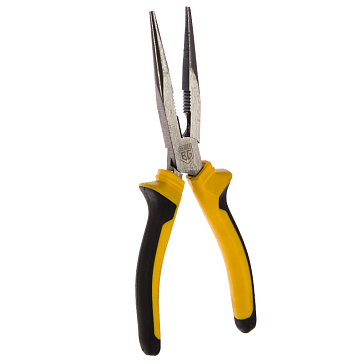 Изображение товара Длинногубцы ручные Berger BG1165 200мм с прямыми губками