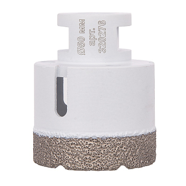 Изображение товара Сверло алмазное Diam EXTRA LINE V-TECH 50x35xМ14 320276 (вакуумное спекание) керамика, керамогранит, гранит, мрамор