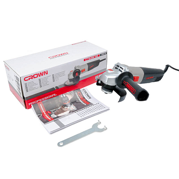 Изображение товара Угловая шлифмашина Crown CT13499-125 с мощностью 720 Вт