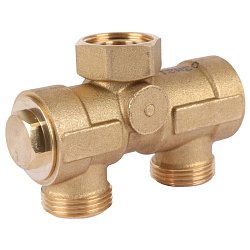 Комплект трехходового клапана Stout SFB-0001-000001 для котла + бойлера