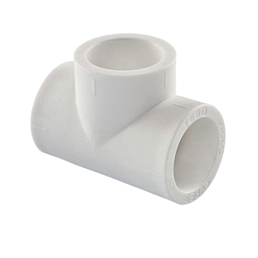 Изображение товара Фитинг тройник Tebo 63 мм из полипропилена для горячей воды