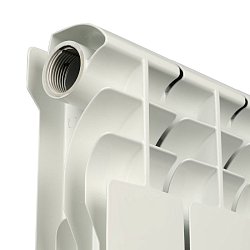 Радиатор биметаллический Rommer Profi BM 500 BI500-80-80-150 RBM-1210-050004, 4 секции (RAL9016)