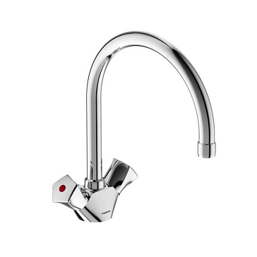 Изображение товара Смеситель для кухни Vidima Life BA359AA с поворотным изливом 200 мм хром