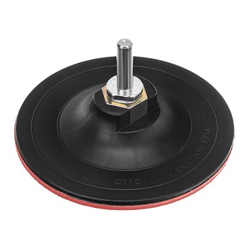 Изображение товара Насадка Matrix 76229 для дрели и УШМ с липучкой, 115 мм, твердая