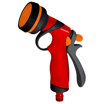 Изображение товара Поливочный пистолет Grinda T-8C 8-427183_z01, 8 режимов, курок сзади, пластиковый с TPR