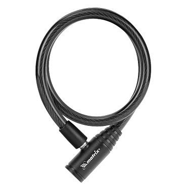 Изображение товара Замок тросовый универсальный Matrix 91814, 10 х 650 мм