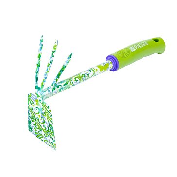 Изображение товара Мотыжка Palisad 620418 комбинированная трапеция и 3 зуба пластиковая рукоятка