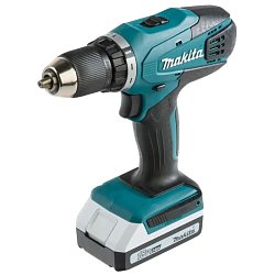 Аккумуляторная дрель-шуруповерт Makita DF457DWEX8 (набор бит из 31 предмета, 2 АКБ, ЗУ, кейс)