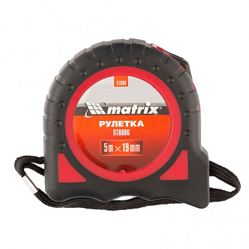 Изображение товара Рулетка Matrix Strong 31080 (5 м, 19 мм) для точных измерений