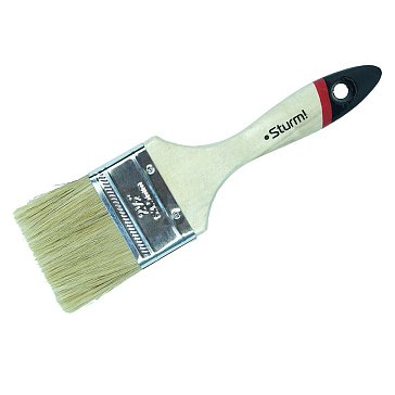 Изображение товара Кисть плоская Sturm "Euro" 9040-22-063, 2.5", 63 мм, натуральная щетина