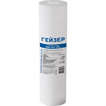 Изображение товара Картридж для механической очистки воды Гейзер 26008 ЭФМ 10/5-10SL 