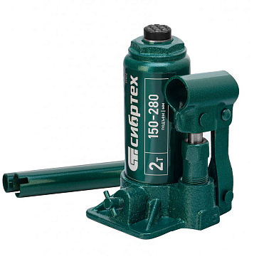 Изображение товара Домкрат гидравлический бутылочный Сибртех 50800 2 т, 150-280 мм