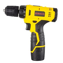 Дрель-шуруповерт аккумуляторная Eurolux ДА-12/2Li 72/14/38