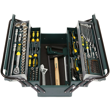 Изображение товара Набор слесарно-монтажного инструмента Kraftool INDUSTRIE 27978-H131, 131 предмет