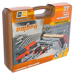 Набор инструмента универсальный Ombra OMT77S12, 77 предметов