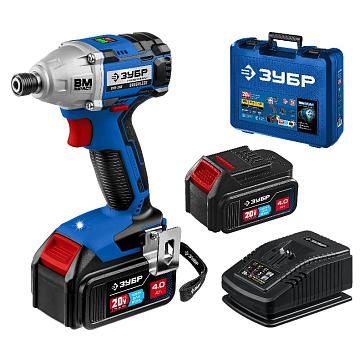 Изображение товара Бесщеточный винтоверт Зубр Профессионал GVB-250-42 20 В 280 Нм 2 АКБ