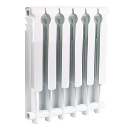 Алюминиевый боковой радиатор Rommer Optima 500, 6 секций