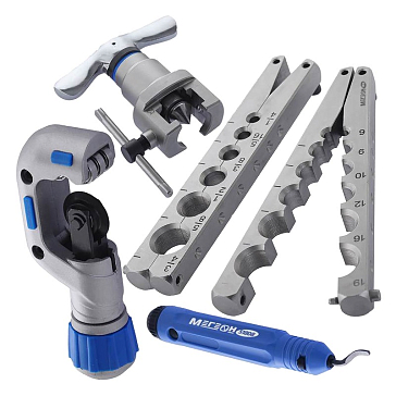 Изображение товара Вальцовочный набор Мегеон 51808 для медных и алюминиевых труб 6-16 мм