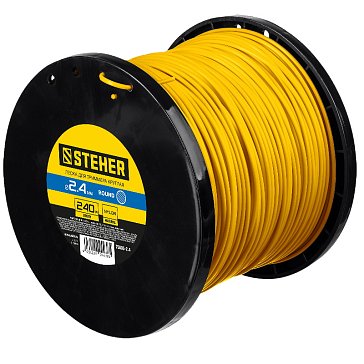 Изображение товара Леска для триммера Steher 75005-2.4 круг, 2.4 мм, 240 м