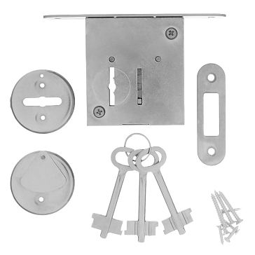 Изображение товара Врезной сувальдный замок Сибиртех ЗВ8-4 91663 с антивандальной защитой