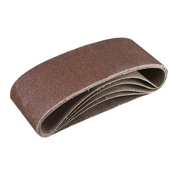 Изображение товара Лента шлифовальная Зубр "СТАНДАРТ" 35343-060 бесконечная на тканевой основе, для ЛШМ, P60, 100х610мм, 5 шт