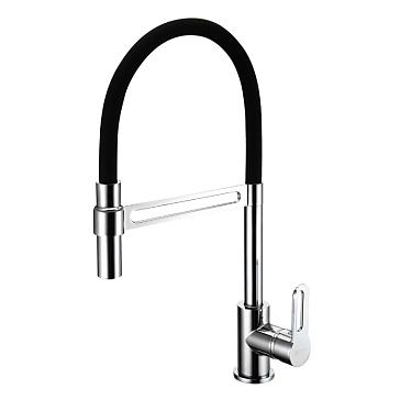 Изображение товара Смеситель для кухни Lemark Soul LM6006C с гибким изливом и хромированным покрытием