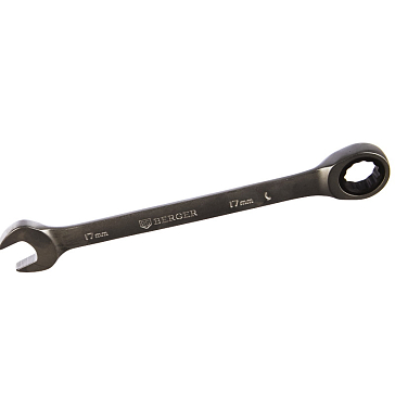 Изображение товара Комбинированный трещоточный ключ Berger BG1104 размер 17 мм
