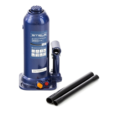 Изображение товара Домкрат гидравлический бутылочный Stels 51166, 10 т, 222-447 мм