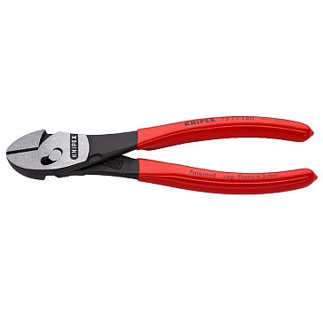 Изображение товара Бокорезы Knipex TwinForce KN-7371180, 180 мм, обливные ручки, двойной шарнир