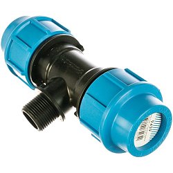 Тройник комбинированный Джилекс ПНД 32*3/4"*32 НР /9439/