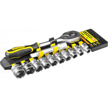 Изображение товара Набор торцевых головок Stayer 27750-H12 12 предметов хром короткие Германия