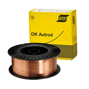 Изображение товара Сварочная проволока Esab OK Autrod 12.51, омедненная, 1,0 мм, 5 кг