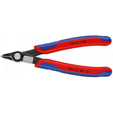 Изображение товара Бокорезы прецизионные Knipex Electronic Super Knips KN-7841125 чернёные, зажим для проволоки, 125 мм