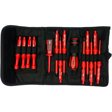 Изображение товара Набор диэлектрических отверток КВТ НИО-1113 61950 универсальный инструмент для электромонтажа