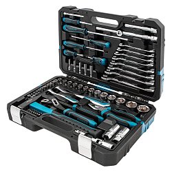 Набор инструментов Gross 14156 (76 предметов, CrV 1/4", 1/2")