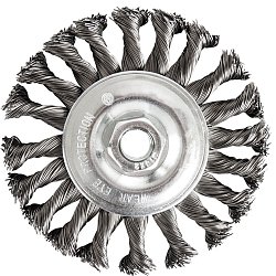 Радиальная витая кордщетка для МШУ Практика 242-656 (125 мм, M14)